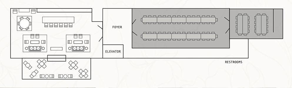 3rd Floor - Trisha’s Studio Kitchen floor plan