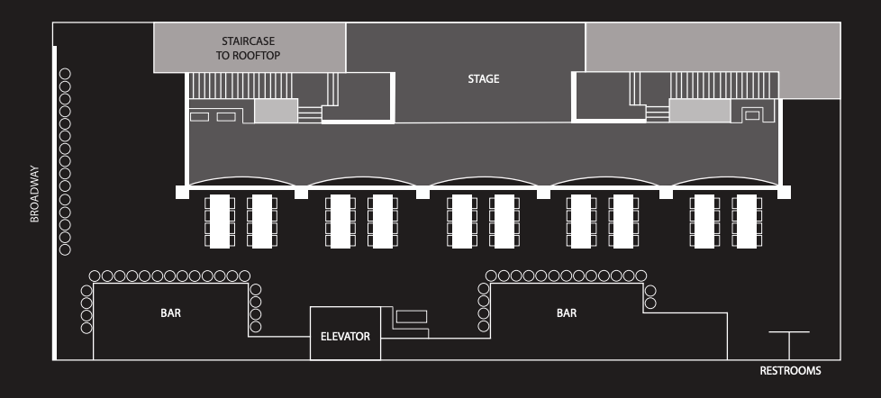 Honky Tonk - 2nd Floor floor plan