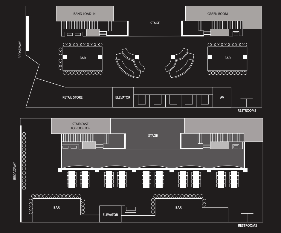 Honky Tonk - Full Buyout floor plan