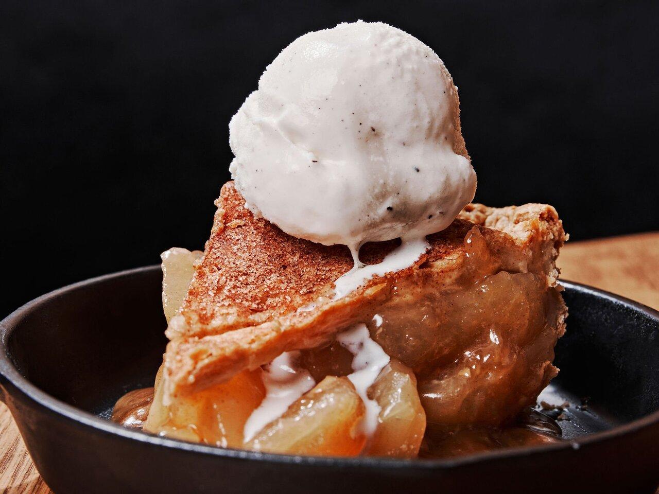 Caramel-Bottom Apple Pie