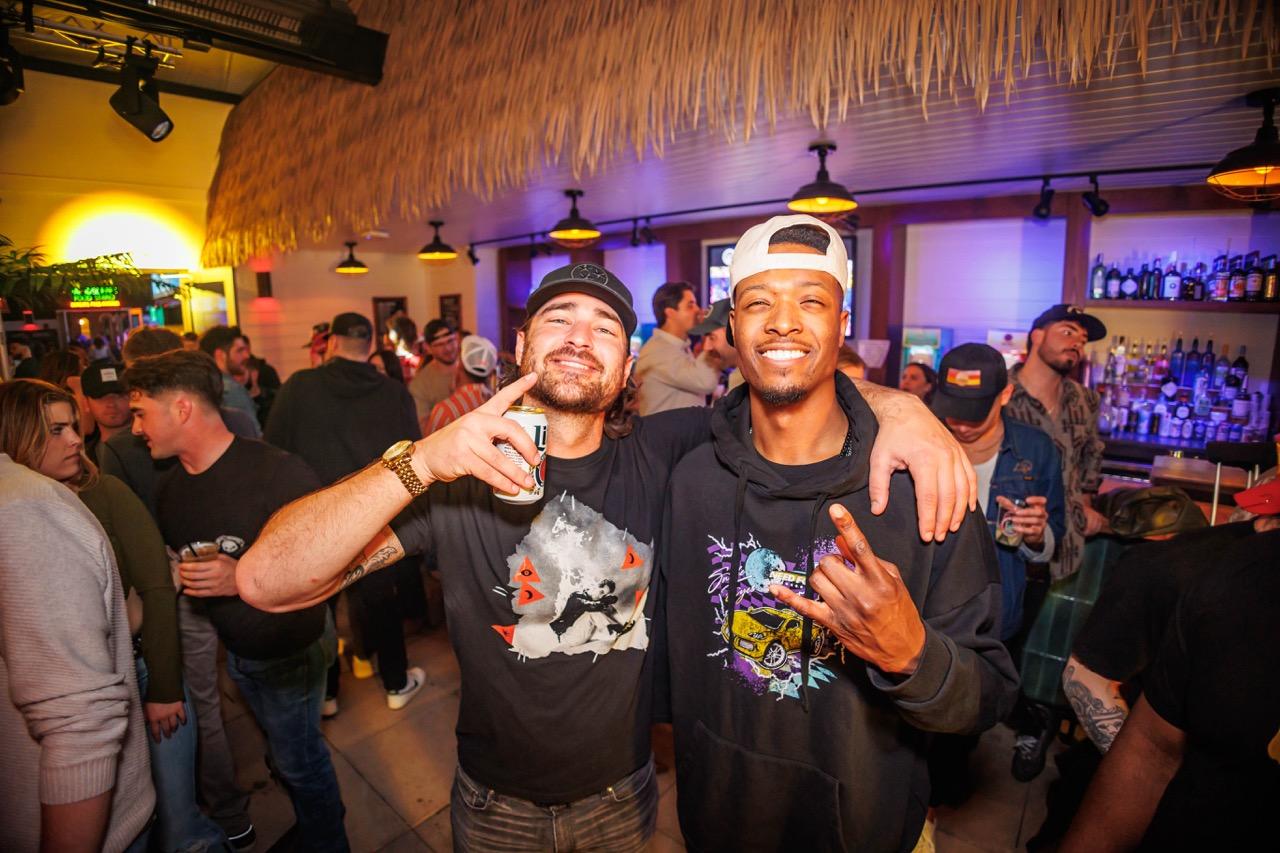 Bachelor party at Friends